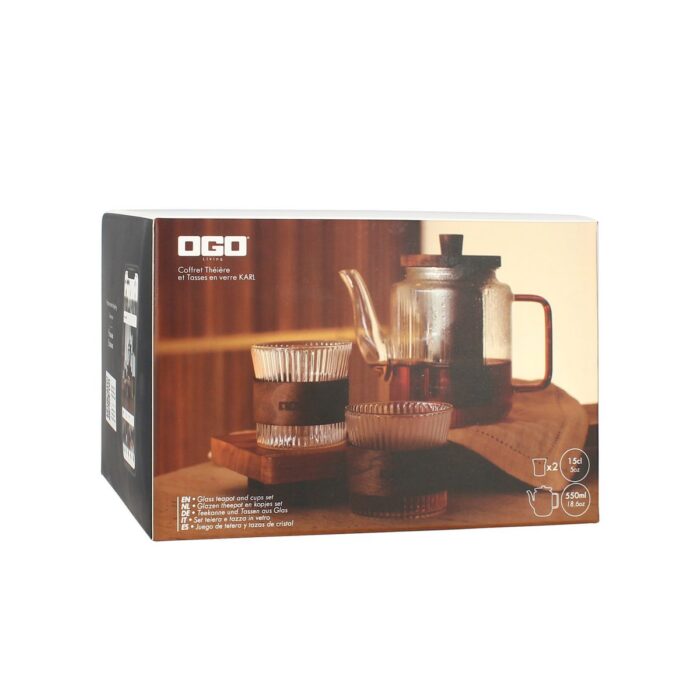 Ogo Theepot en glazen - Afbeelding 2