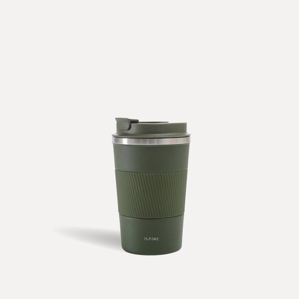 FLASKE Coffee Cup Big 380ML-Moss